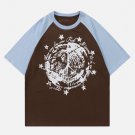 Star Gothic Leeter Print Tee