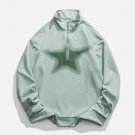Star Half Zip Up Sweatshirt