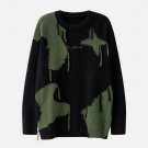 Star Jacquard Fringed Knitted Sweater