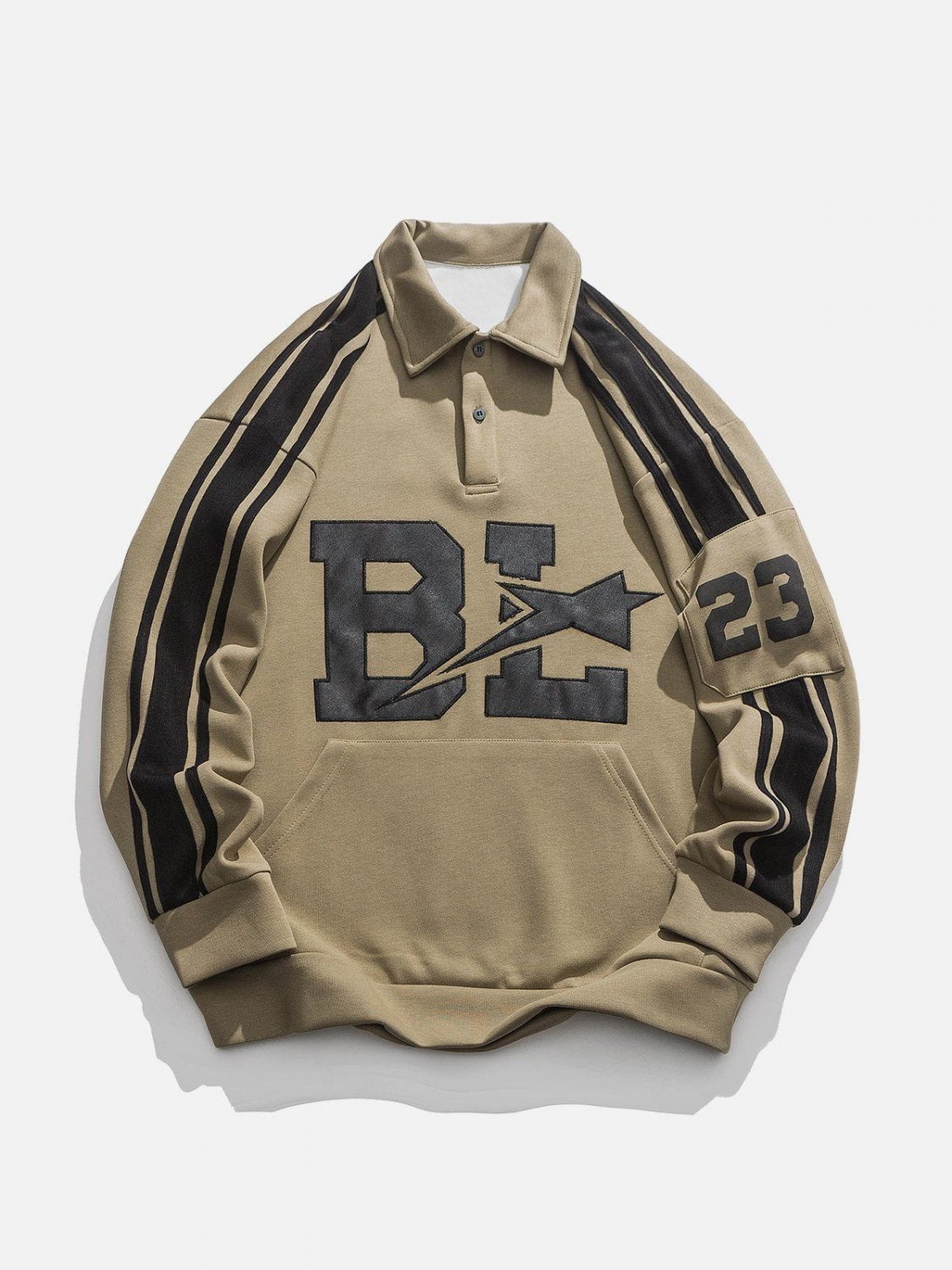 Star Letter BL Stripe Sweatshirt