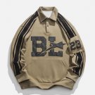 Star Letter BL Stripe Sweatshirt