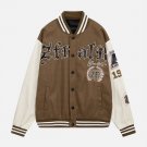 Star Letter Patch Varsity Jacket