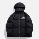 Star Letter Print Winter Coat