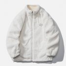 Star Pattern Reversible Sherpa Winter Coat