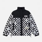 Star Plaid Two-sided Winter Coat