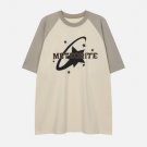 Star Print Color Blocking Tee