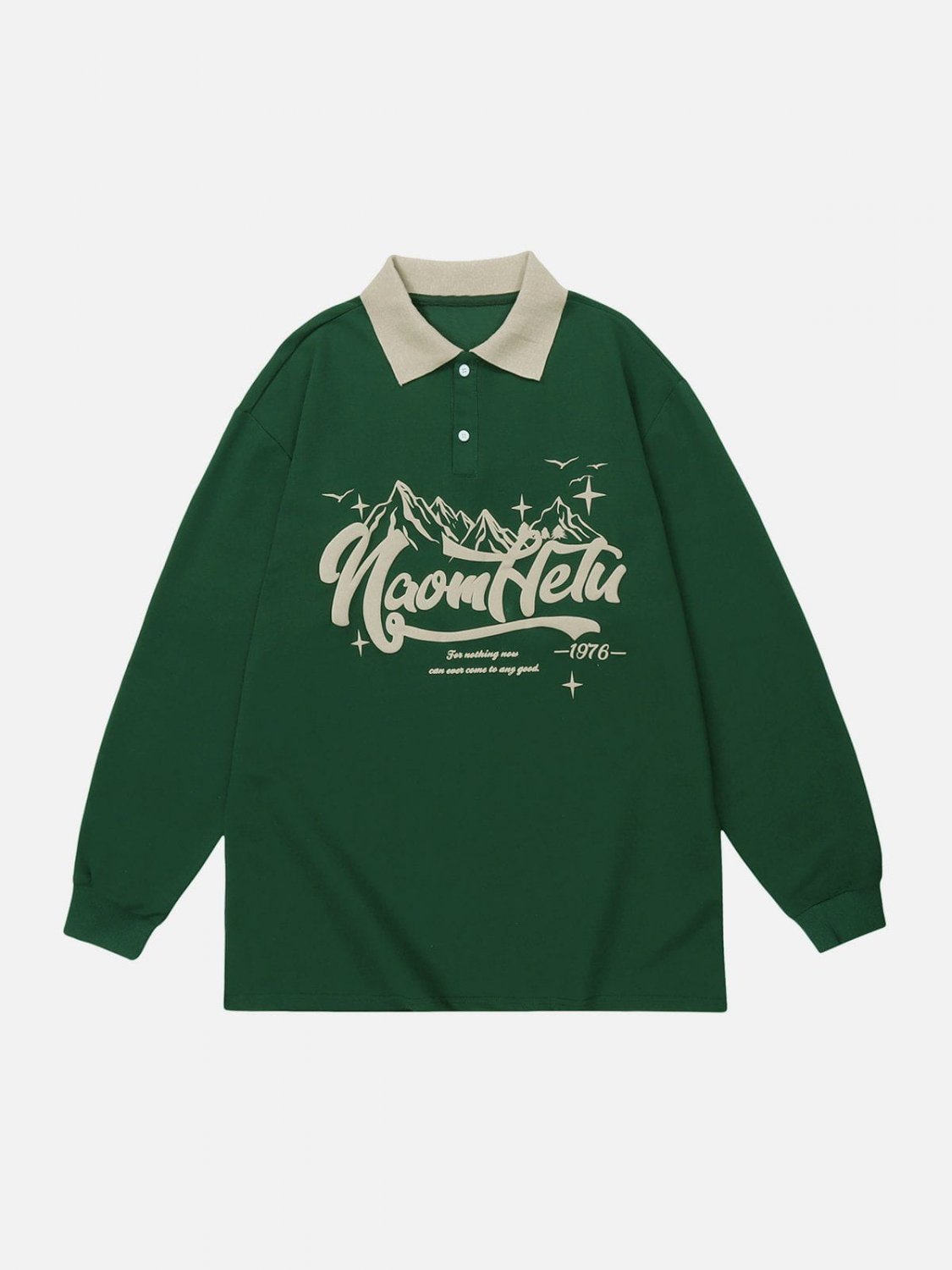 Mountain Peak Print Sweatshirt