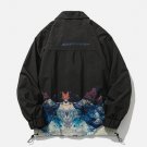 Mountains Gradient Print Jacket