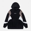 Multicolor Patchwork Fleece Hoodie