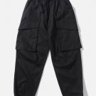 Multi-Pocket Solid Pants