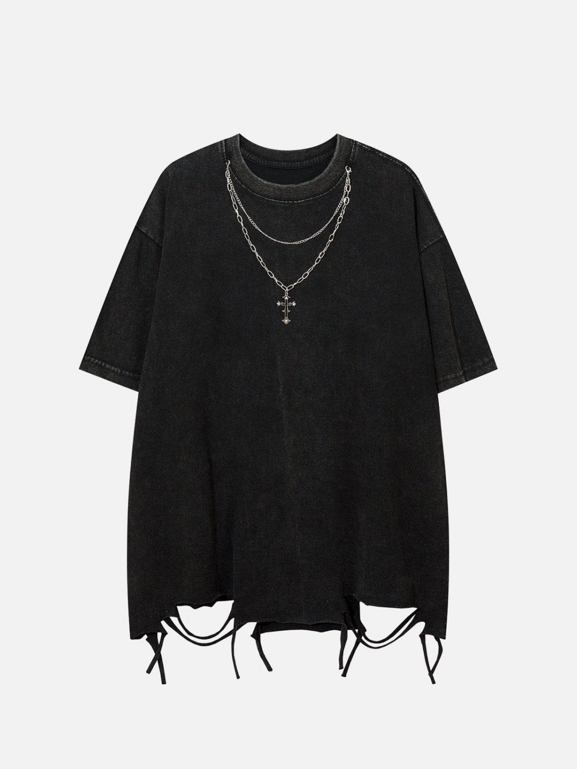 Necklace Broken Holes Tee
