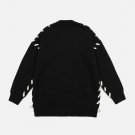 Line Splicing Sweater