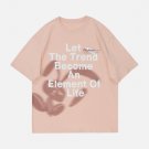 Lively Rabbit Silhouette Pattern Tee