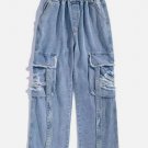 Ripped Streamers Jeans