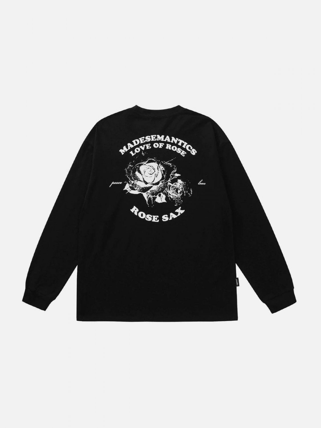 Rose Letter Graphic Sweatshirt