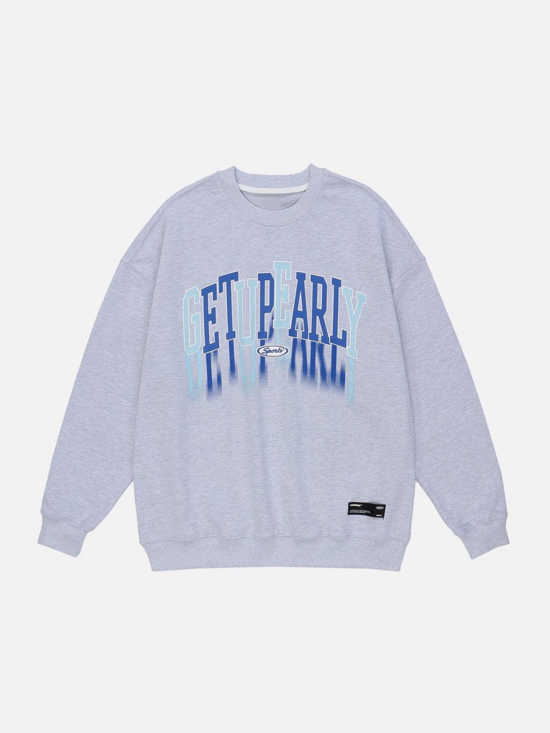 Shadow Letters Print Sweatshirt