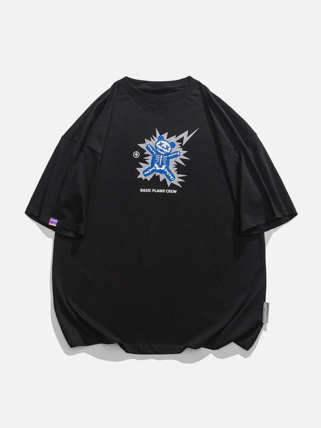 Shoot Bear Skull Print Tee