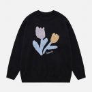 Plush Flowers Sweater