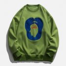 Portrait Print Sweatshirt