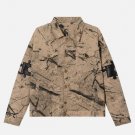 Puzzle Appliquu00e9 Distressed Jacket
