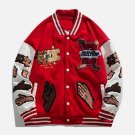 Puzzle Embroidery Varsity Jacket