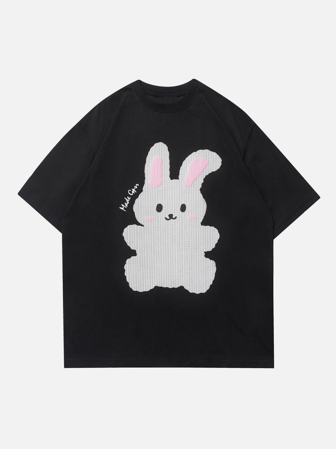 Rabbit Print Patchwork Tee