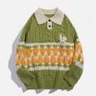 Radish Rabbit Jacquard Sweater
