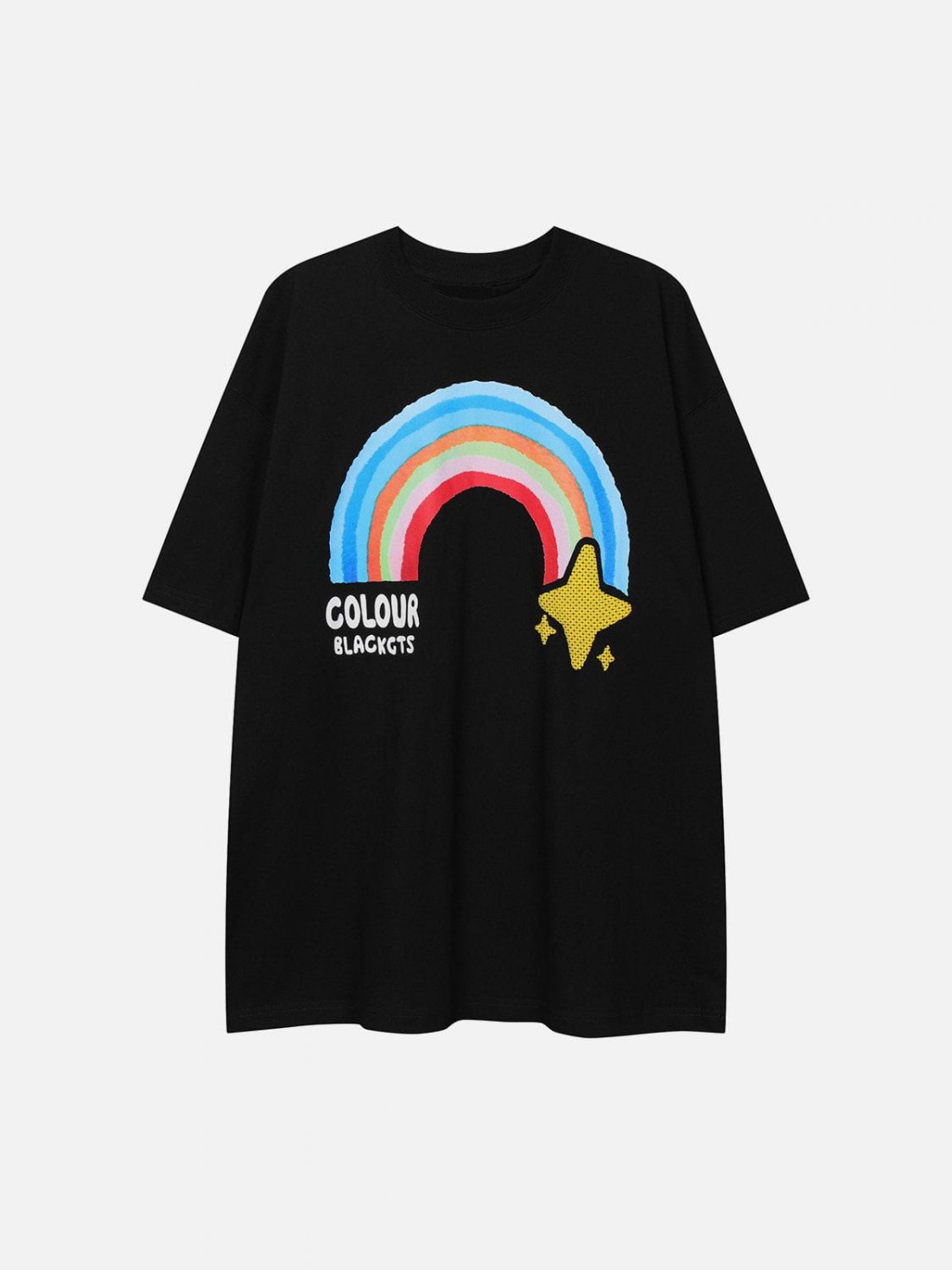 Rainbow Print Tee