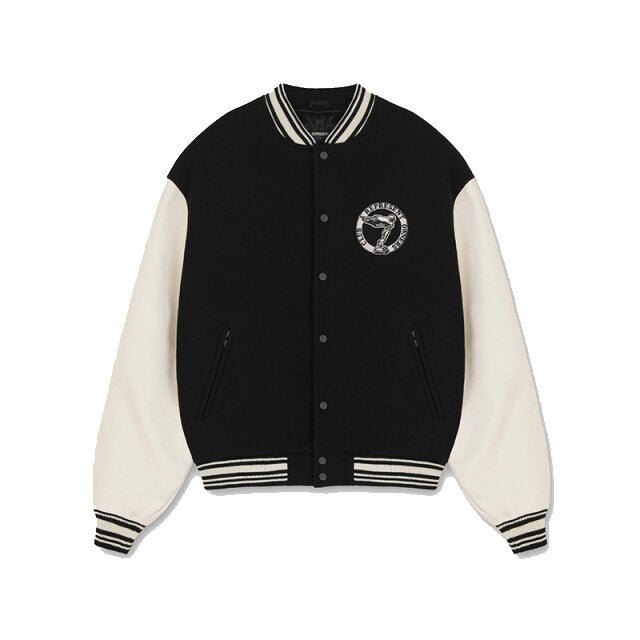 Represent Black Baseball Jacket