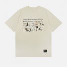 Retro Cartoon Bunny Print Tee