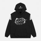 Retro Stitching Fake Two-piece Meteor Hoodie