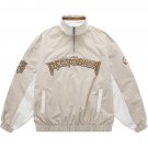 Patchwork Embroidery PU Pattern Jacket