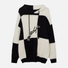 Patchwork Hooded Sweater