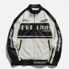 Patchwork PU Motorcycle Jacket