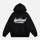 Plaid Flocking Hoodie