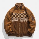 Plaid Patchwork Sherpa Coat
