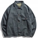 Plain Washed Cargo Jacket