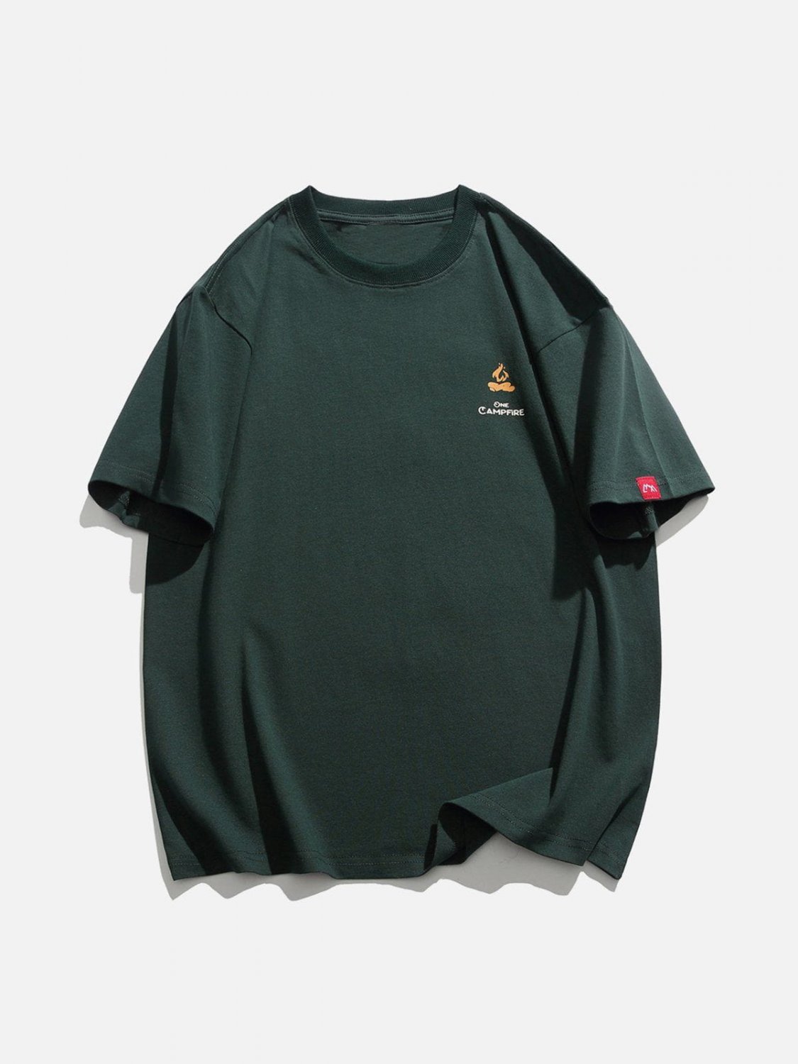Plastisol Printing Camping Elements Tee