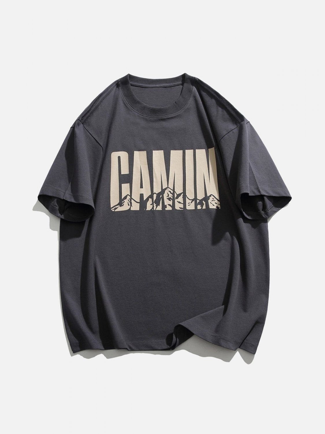 Plastisol Printing Mount Fuji Shadow Tee