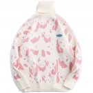 Panda Print Knit Sweater