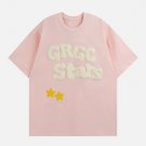 Lettered Star Embroidery Tee
