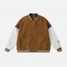 Letters Embossing Varsity Jacket