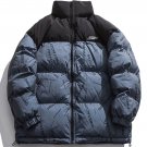Letters Full Printing and Color Matching Puffer Jacket