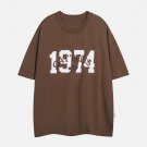 Letter Embroidery Print Tee