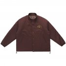 Letter Print Cargo Winter Coat