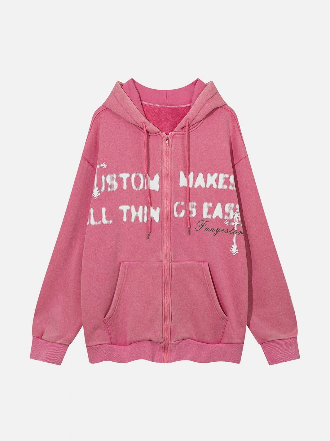 Letter Print Casual Hoodie
