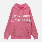 Letter Print Casual Hoodie