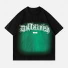 Letter Print Gradient Tee