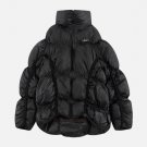Irregular Split Pleats Winter Coat
