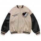 Khaki Heart Embroidered Jacket
